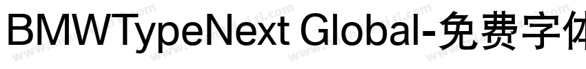 BMWTypeNext Global字体转换